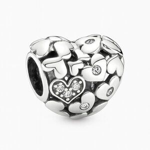 Sparkling Hearts Charm